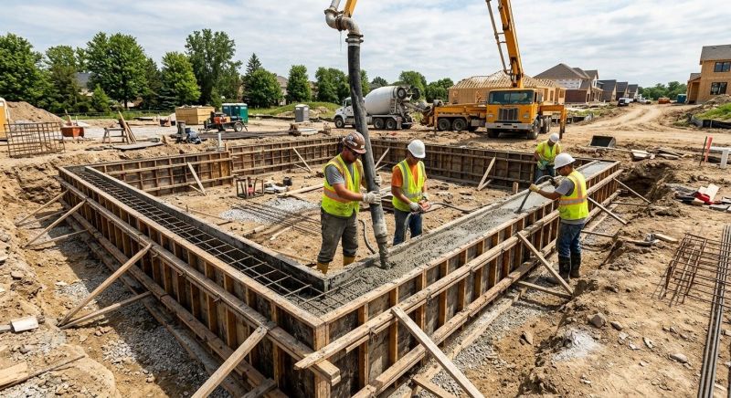 Foundation Wall Pouring in Fort Worth, TX