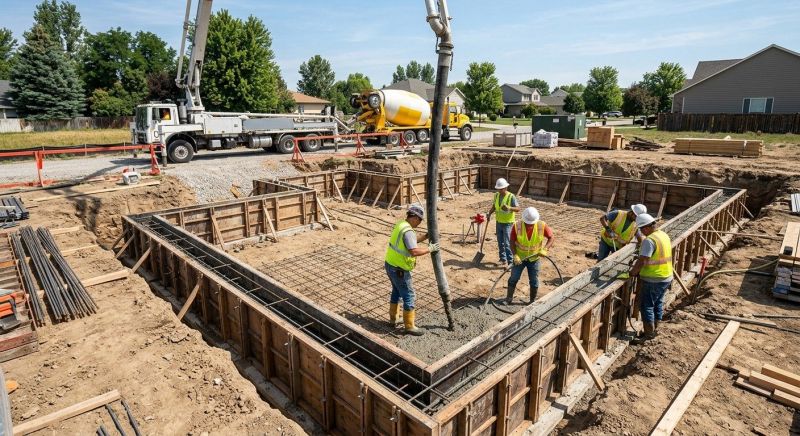 House Foundation Installation in Fort Wayne, IN