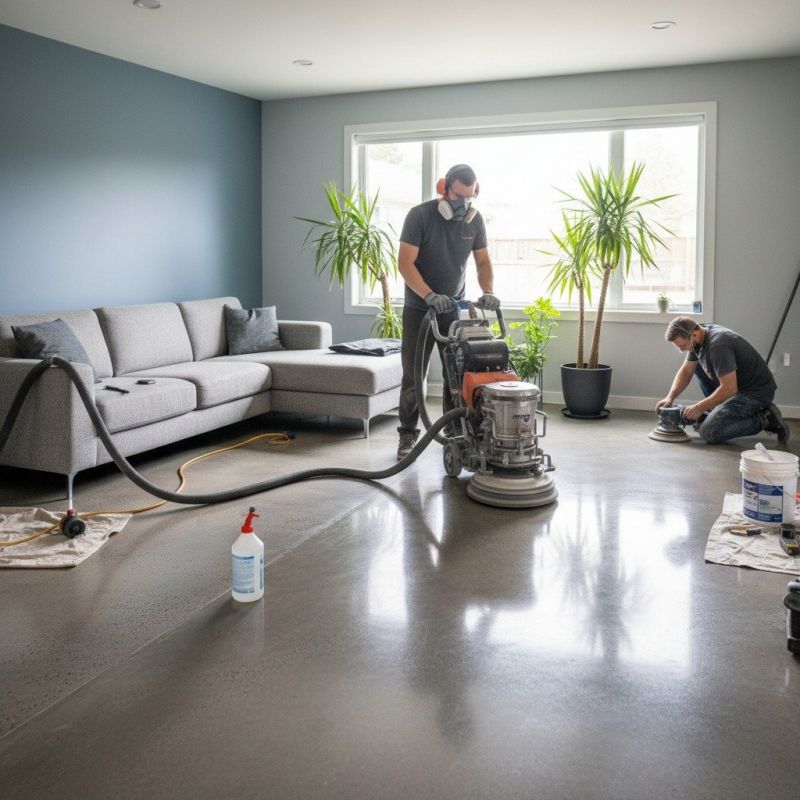 Basement Concrete Polishing in Louisville, KY
