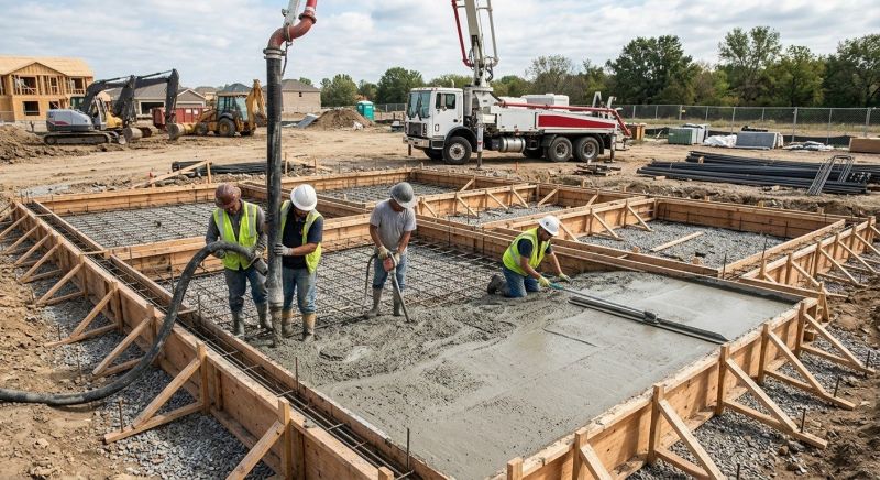 Basement Concrete Pouring in Fort Worth, TX