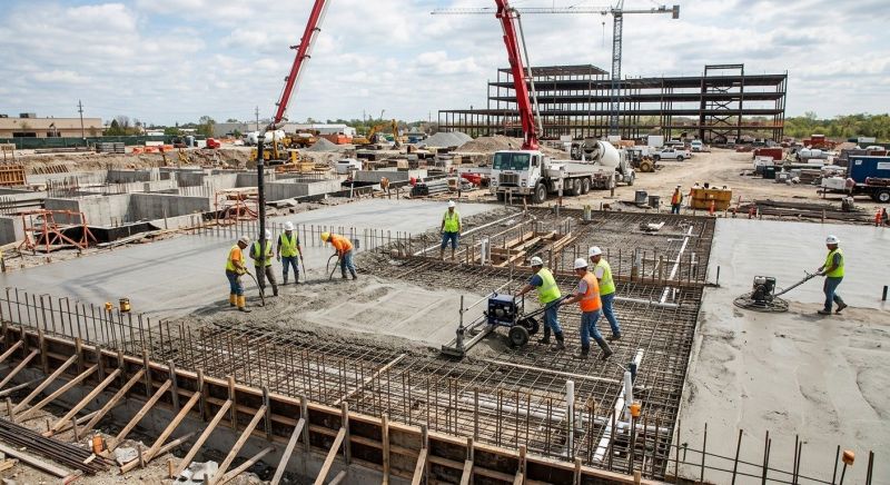 Commercial Slab Construction in Grand Rapids, MI