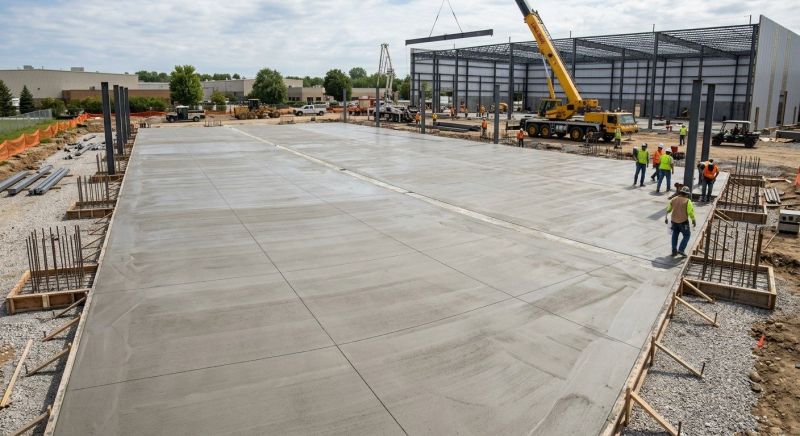 Commercial Slab Construction in Waldorf, MD