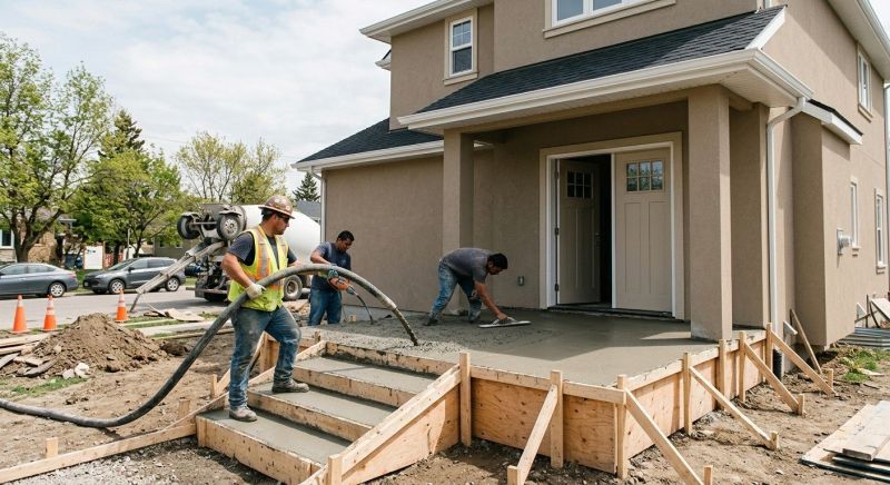 Concrete Porch Installation in Fort Collins, CO
